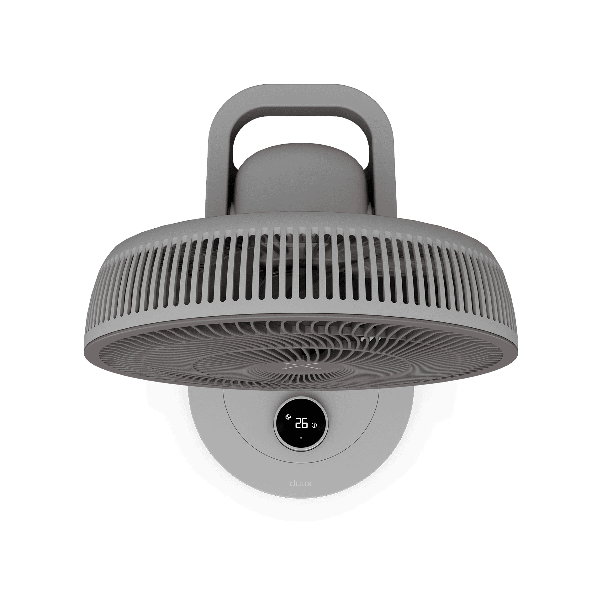 Duux | Fan | Whisper 2 | Stand Fan | Gray | Diameter 34 cm | Number of speeds 26 | Oscillation | 1.6-19 W | Remote control