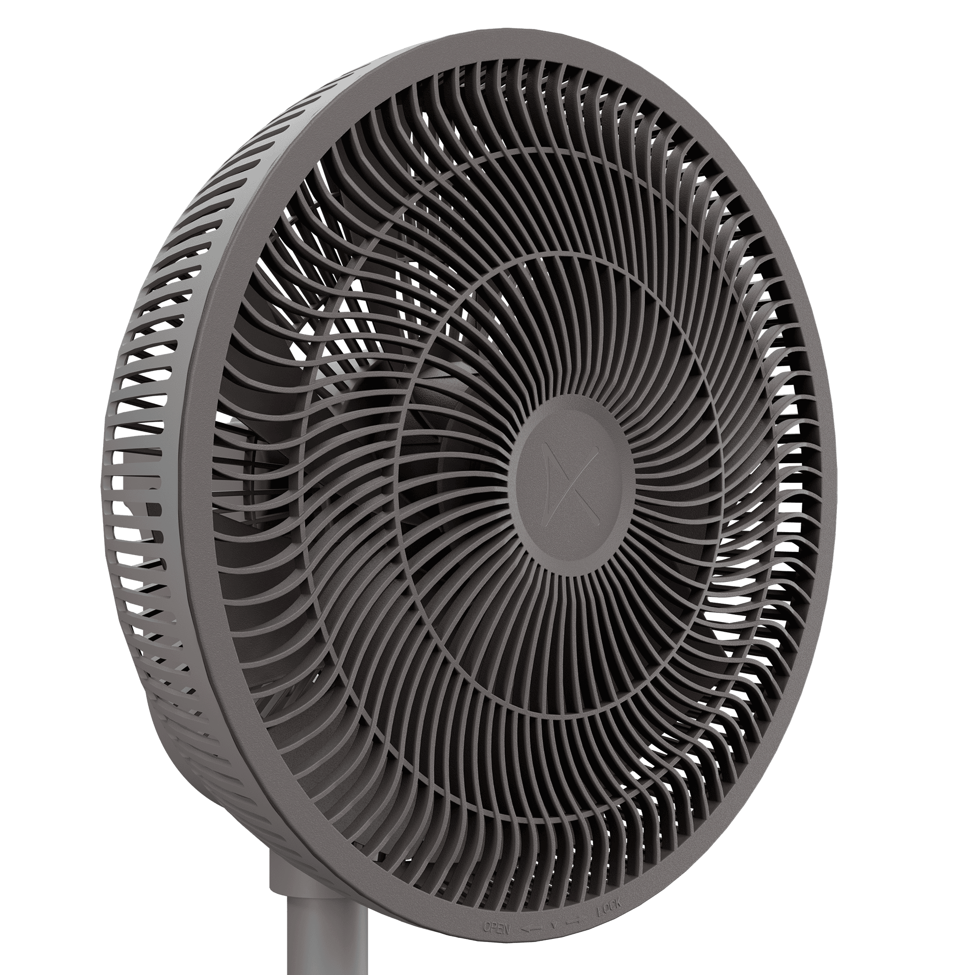 Duux | Fan | Whisper 2 | Stand Fan | Gray | Diameter 34 cm | Number of speeds 26 | Oscillation | 1.6-19 W | Remote control