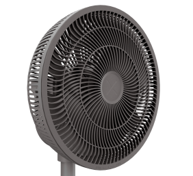 Duux | Fan | Whisper 2 | Stand Fan | Gray | Diameter 34 cm | Number of speeds 26 | Oscillation | 1.6-19 W | Remote control