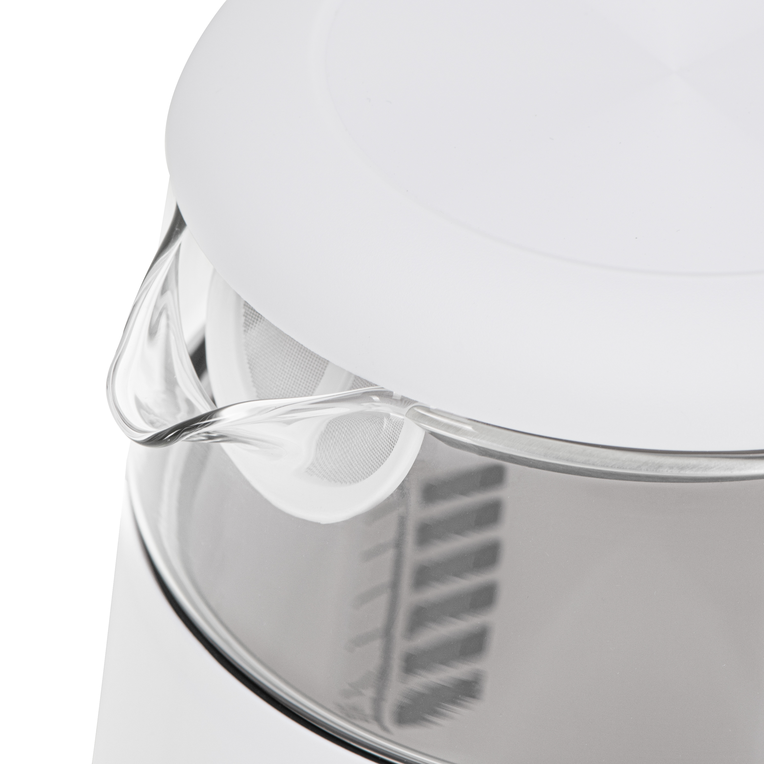 Adler Kettle with LED Display | AD 1305 | Electric | 2200 W | 1.7 L | Plastic | 360° rotational base | White/Silver