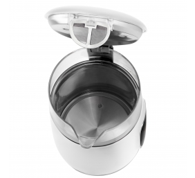 Adler Kettle with LED Display | AD 1305 | Electric | 2200 W | 1.7 L | Plastic | 360° rotational base | White/Silver