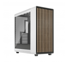 Fractal Design Computer Case | North XL | Chalk White TG Clear | ATX | Power supply included No