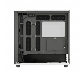 Fractal Design Computer Case | North XL | Chalk White TG Clear | ATX | Power supply included No