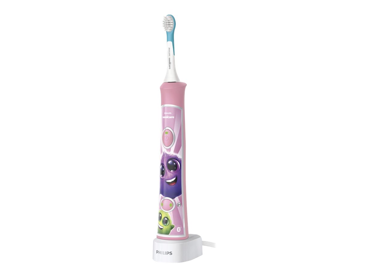Philips | Electric toothbrush | HX6352/42 | Rechargeable | For kids | Number of brush heads included 2 | Number of teeth brushing modes 2 | Sonic technology | Pink