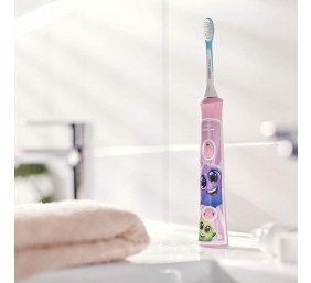 Philips | Electric toothbrush | HX6352/42 | Rechargeable | For kids | Number of brush heads included 2 | Number of teeth brushing modes 2 | Sonic technology | Pink