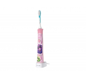 Philips | Electric toothbrush | HX6352/42 | Rechargeable | For kids | Number of brush heads included 2 | Number of teeth brushing modes 2 | Sonic technology | Pink