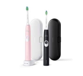 Philips Sonicare ProtectiveClean 4300 Series HX6800/35 Elektrinis dantų šepetėlis, Juoda/Rausva