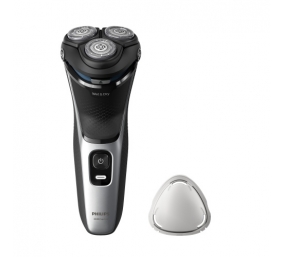 Philips 3000 Series S3143/00 Wet &amp; Dry Barzdaskutė, Juoda/Sidabrinė