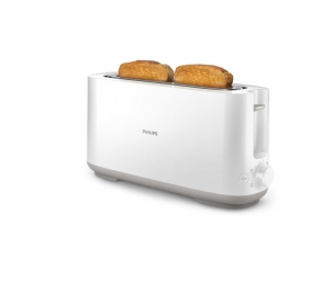 Philips | Toaster | HD2590/00 Daily Collection | Power 870-1030 W | Number of slots 2 | Housing material Plastic | White