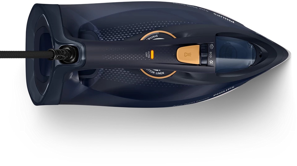 Philips DST7060/20 7000 Series | Steam Iron | 3000 W | Water tank capacity 300 ml | Continuous steam 55 g/min | Steam boost performance 250 g/min | Blue/Yellow