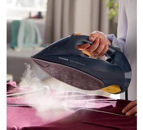 Philips DST7060/20 7000 Series | Steam Iron | 3000 W | Water tank capacity 300 ml | Continuous steam 55 g/min | Steam boost performance 250 g/min | Blue/Yellow