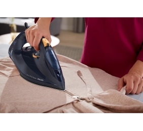 Philips DST7060/20 7000 Series | Steam Iron | 3000 W | Water tank capacity 300 ml | Continuous steam 55 g/min | Steam boost performance 250 g/min | Blue/Yellow