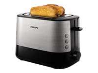 Philips | Toaster | HD2637/90 Viva Collection | Number of slots 2 | Housing material  Metal/Plastic | Black