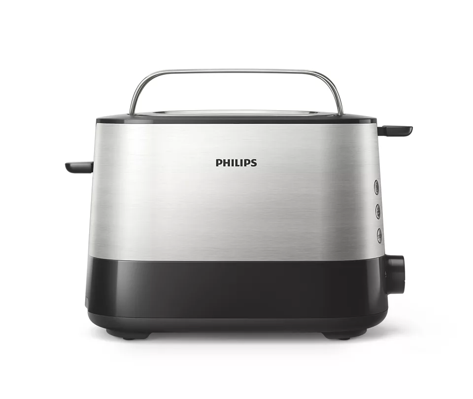Philips | Toaster | HD2637/90 Viva Collection | Number of slots 2 | Housing material  Metal/Plastic | Black