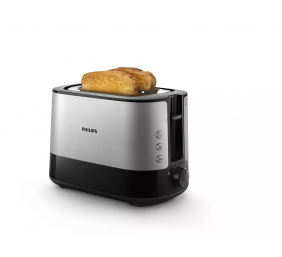 Philips | Toaster | HD2637/90 Viva Collection | Number of slots 2 | Housing material  Metal/Plastic | Black