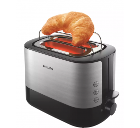 Philips | Toaster | HD2637/90 Viva Collection | Number of slots 2 | Housing material  Metal/Plastic | Black