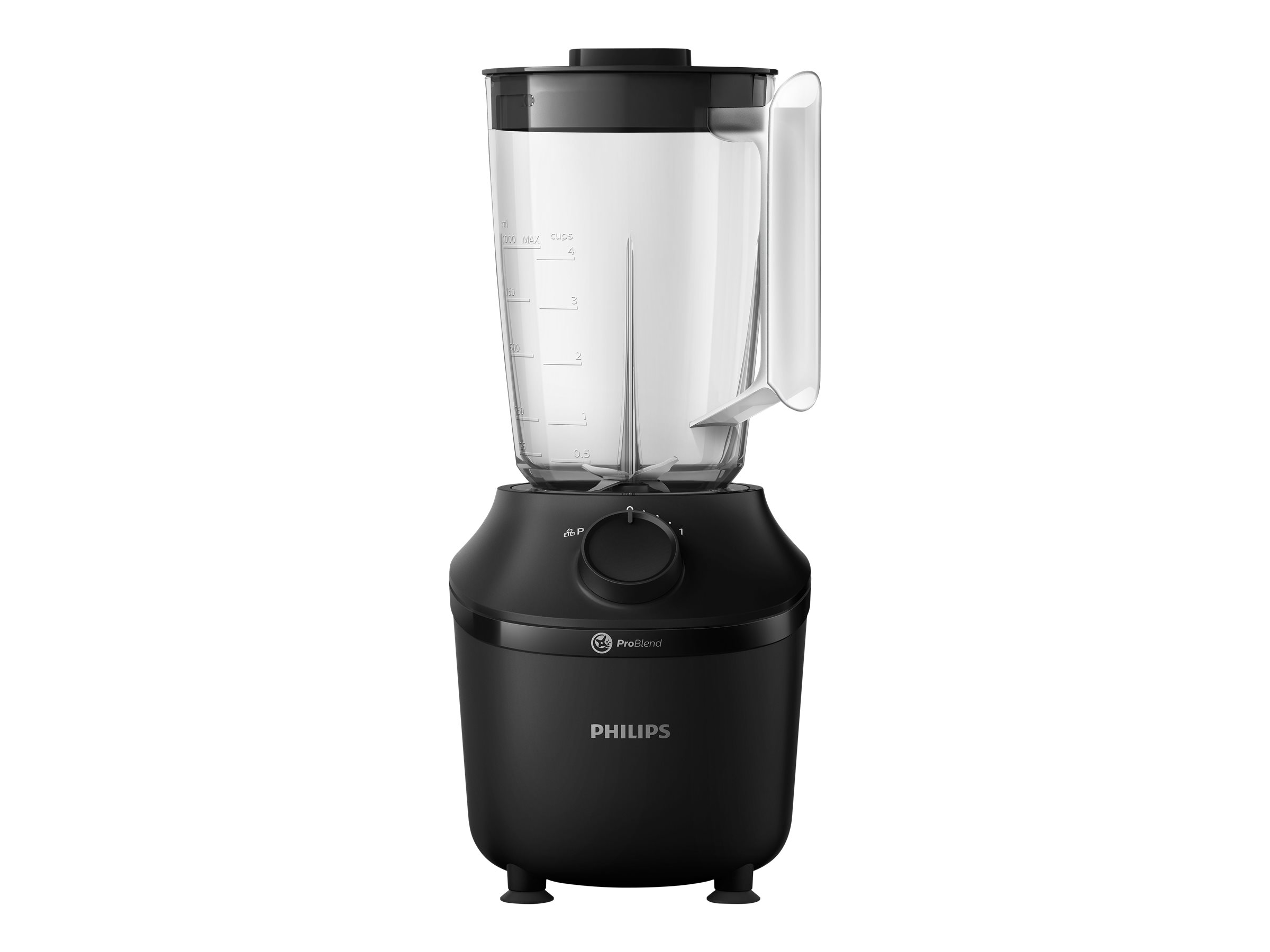 Philips Blender | HR2291/01 3000 Series | Tabletop | 600 W | Jar material Glass | Jar capacity 2 L | Ice crushing | Black
