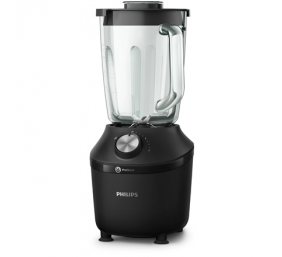 Philips Blender | HR2291/01 3000 Series | Tabletop | 600 W | Jar material Glass | Jar capacity 2 L | Ice crushing | Black