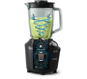 Philips 3000 Series HR2291/01 ProBlend Crush Kokteilinė, 2 L, 600 W, Juoda