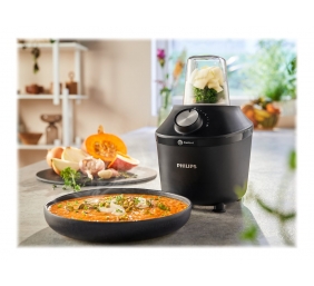 Philips Blender | HR2291/01 3000 Series | Tabletop | 600 W | Jar material Glass | Jar capacity 2 L | Ice crushing | Black