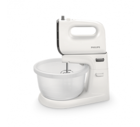 Philips | Mixer | Viva Collection HR3745/00 | Mixer with bowl | 450 W | Number of speeds 5 | Turbo mode | White