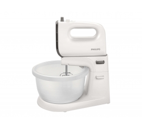 Philips | Mixer | Viva Collection HR3745/00 | Mixer with bowl | 450 W | Number of speeds 5 | Turbo mode | White