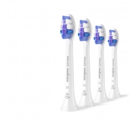 Philips Replacement brush heads | HX6054/87 Sonicare Sensitive | Heads | For adults | Number of brush heads included 4 | White