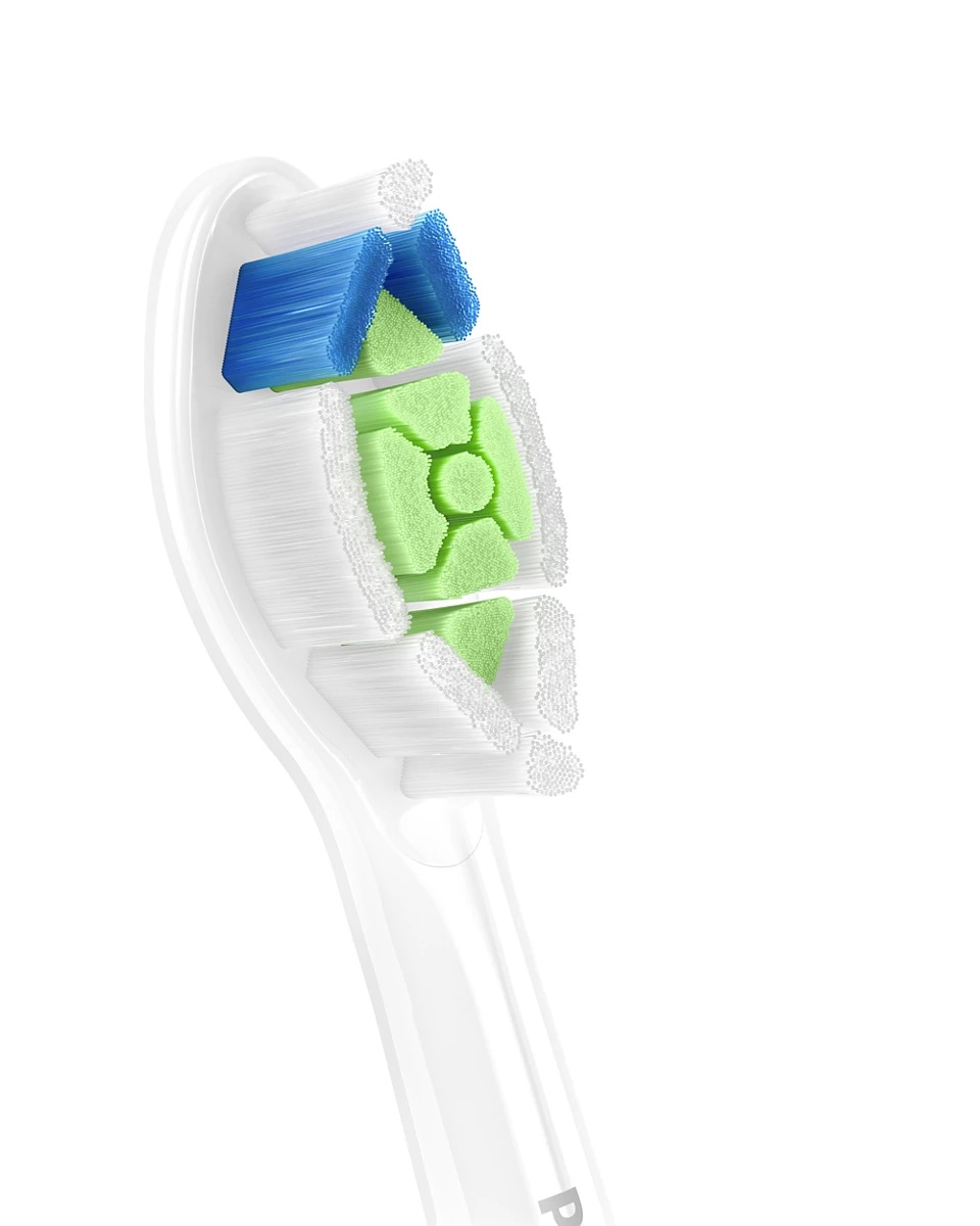 Philips Replacement brush heads | HX6064/87 Sonicare Optimal White | Heads | For adults | Number of brush heads included 4 | White