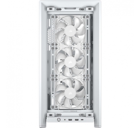 Corsair PC Case | Frame 4000D RS Modular | White | Mid-Tower | Power supply included No