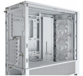 Corsair PC Case | Frame 4000D RS Modular | White | Mid-Tower | Power supply included No