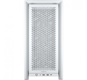 Corsair PC Case | Frame 4000D RS Modular | White | Mid-Tower | Power supply included No