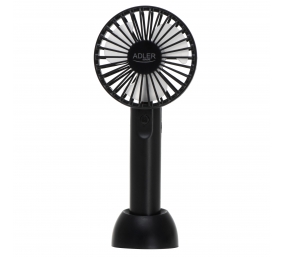 Adler Mini USB Fan | AD 7338 | Desk fan | Black | Diameter 7 cm | Number of speeds 3