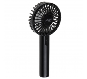 Adler Mini USB Fan | AD 7338 | Desk fan | Black | Diameter 7 cm | Number of speeds 3