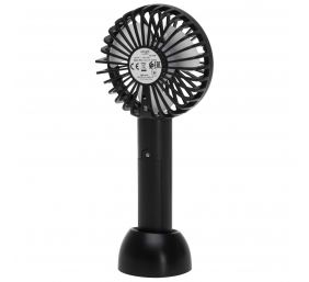 Adler Mini USB Fan | AD 7338 | Desk fan | Black | Diameter 7 cm | Number of speeds 3