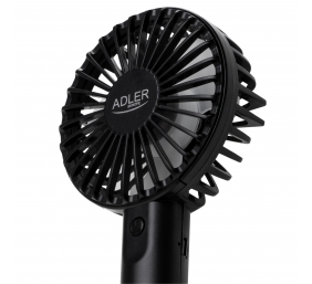 Adler Mini USB Fan | AD 7338 | Desk fan | Black | Diameter 7 cm | Number of speeds 3