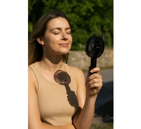 Adler Mini USB Fan | AD 7338 | Desk fan | Black | Diameter 7 cm | Number of speeds 3