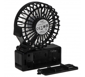 Adler Foldable mini fan | AD 7336 | Desk fan | Black | Diameter 6.5 cm | Number of speeds 1