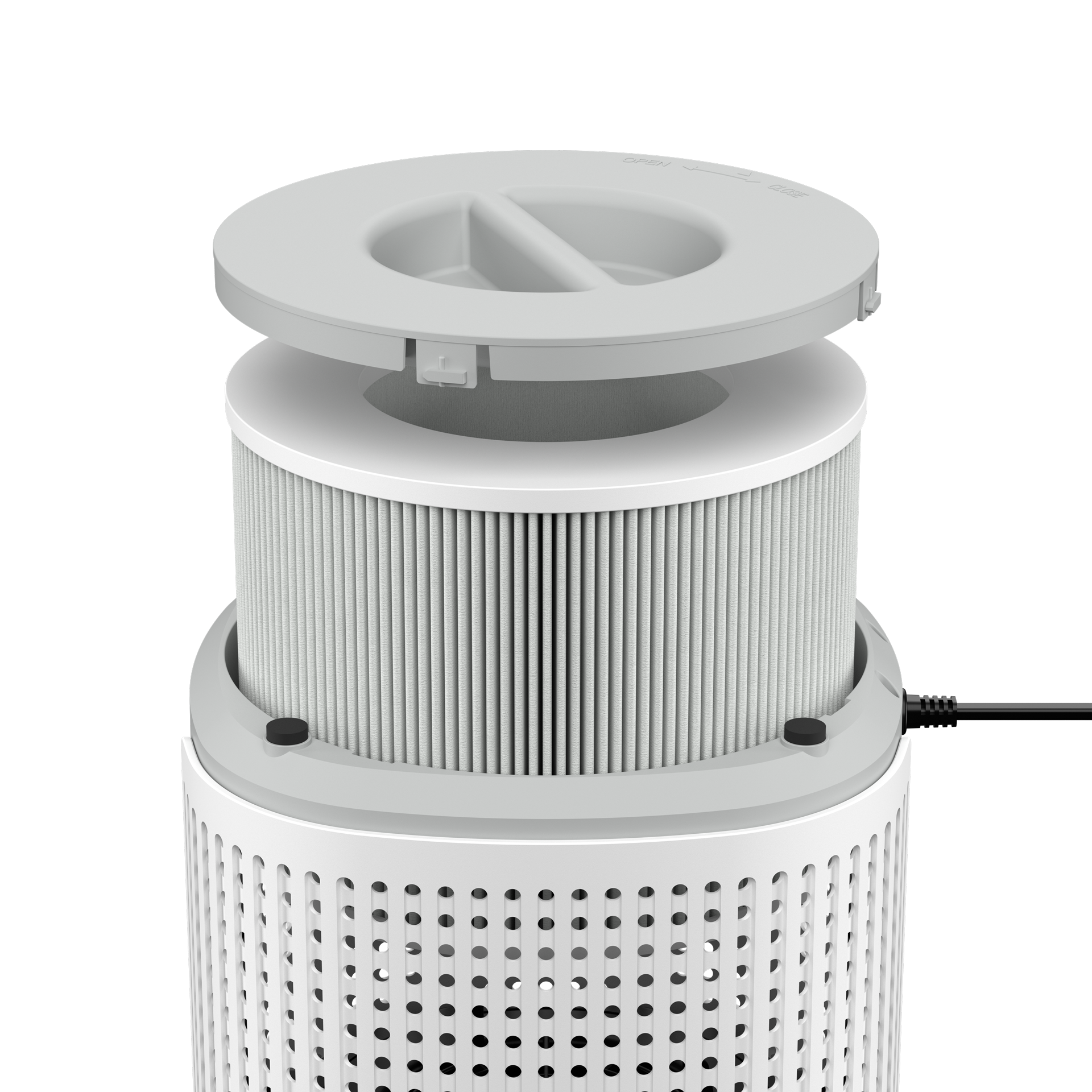 Duux Smart Air Purifier | Bright 2 | 22 W | Suitable for rooms up to 42 m² | White