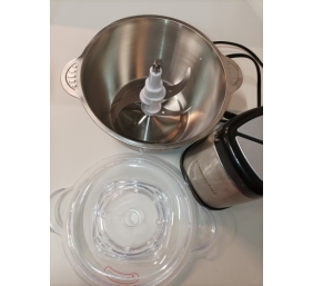 Ecost prekė po grąžinimo AMZCHEF Hachoir ?‰lectrique avec Moteur Puissant et Bol en Acier INOX 2L, 2