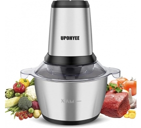 Ecost prekė po grąžinimo AMZCHEF Hachoir ?‰lectrique avec Moteur Puissant et Bol en Acier INOX 2L, 2
