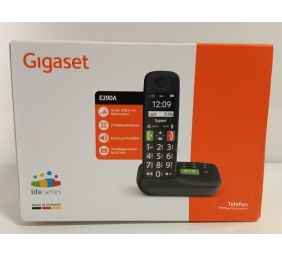 Ecost prekė po grąžinimo, Gigaset belaidis telefonas, 1 telefonas su atsakikliu, juodas