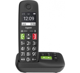 Ecost prekė po grąžinimo, Gigaset belaidis telefonas, 1 telefonas su atsakikliu, juodas