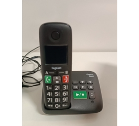 Ecost prekė po grąžinimo, Gigaset belaidis telefonas, 1 telefonas su atsakikliu, juodas