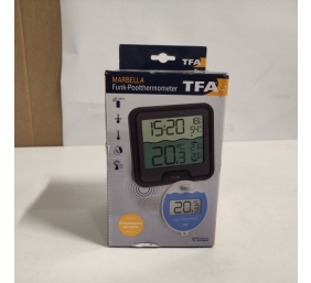Ecost prekė po grąžinimo TFA Dostmann Marbella Funk-Poolthermometer, 30.3066.01, schwimmend, digital