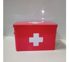Ecost prekė po grąžinimo Theo&amp;Cleo Medizin Box Metall, Erste Hilfe Kasten Koffer Schrank, Arzneischr