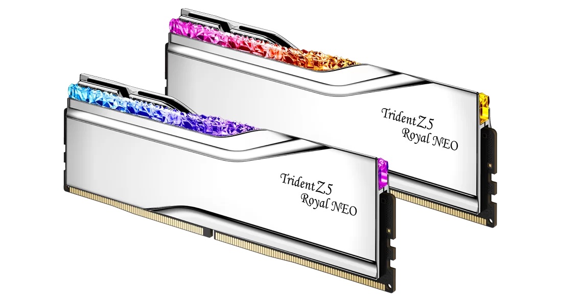 G.Skill Trident Z5 Royal Neo | 32 (2x16GB) GB | DDR5 | 7200 MHz | PC/server | Registered No | ECC No