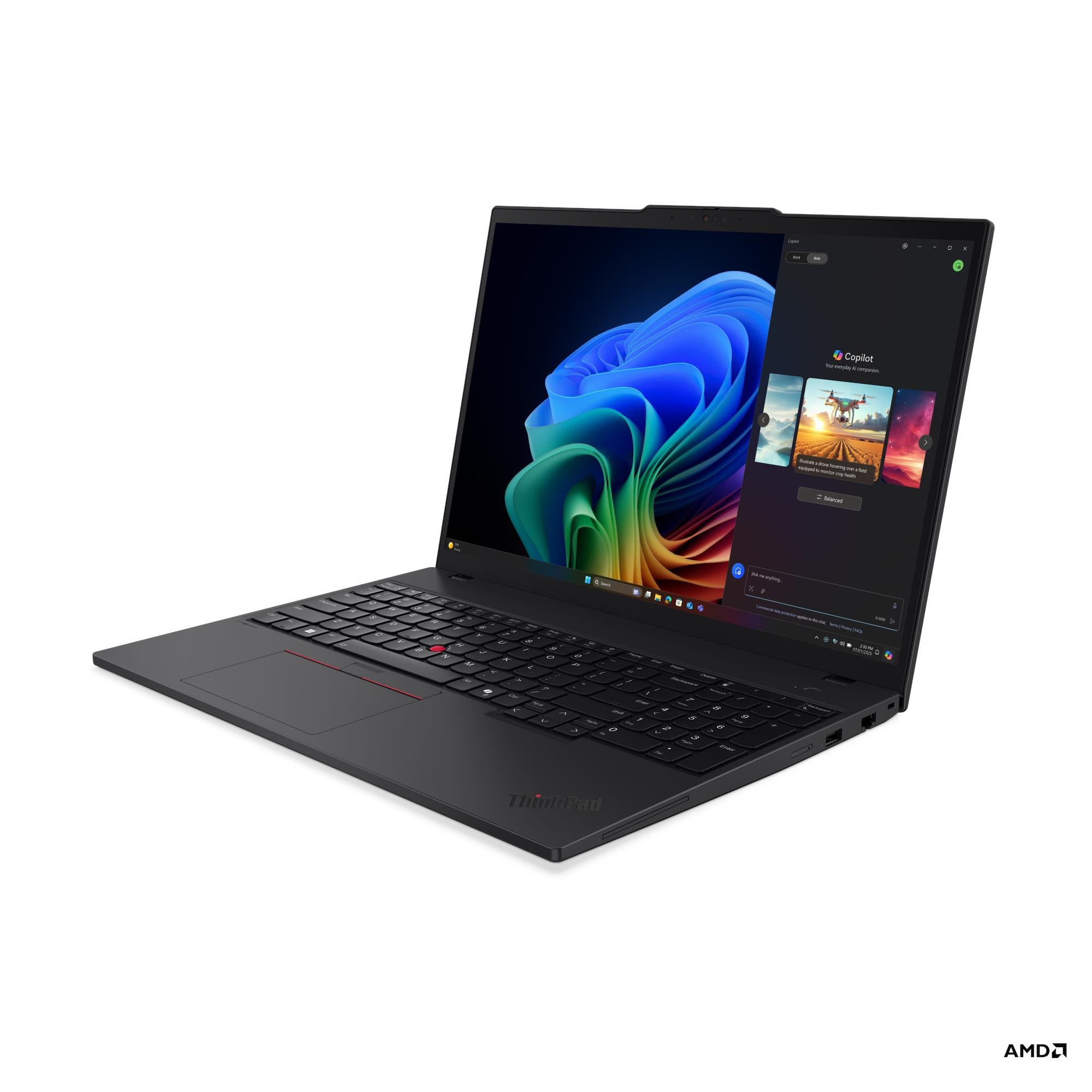 Lenovo Thinkpad T16 G4 AMD | Black | 16 " | IPS | WUXGA | 1920 x 1200 pixels | Anti-glare | AMD Ryzen AI 5 PRO | 340 | 32 GB | SO-DIMM DDR5 | Solid-state drive capacity 512 GB | AMD Radeon 840M Graphics | Windows 11 Pro | 802.11be | Bluetooth version 5.4 