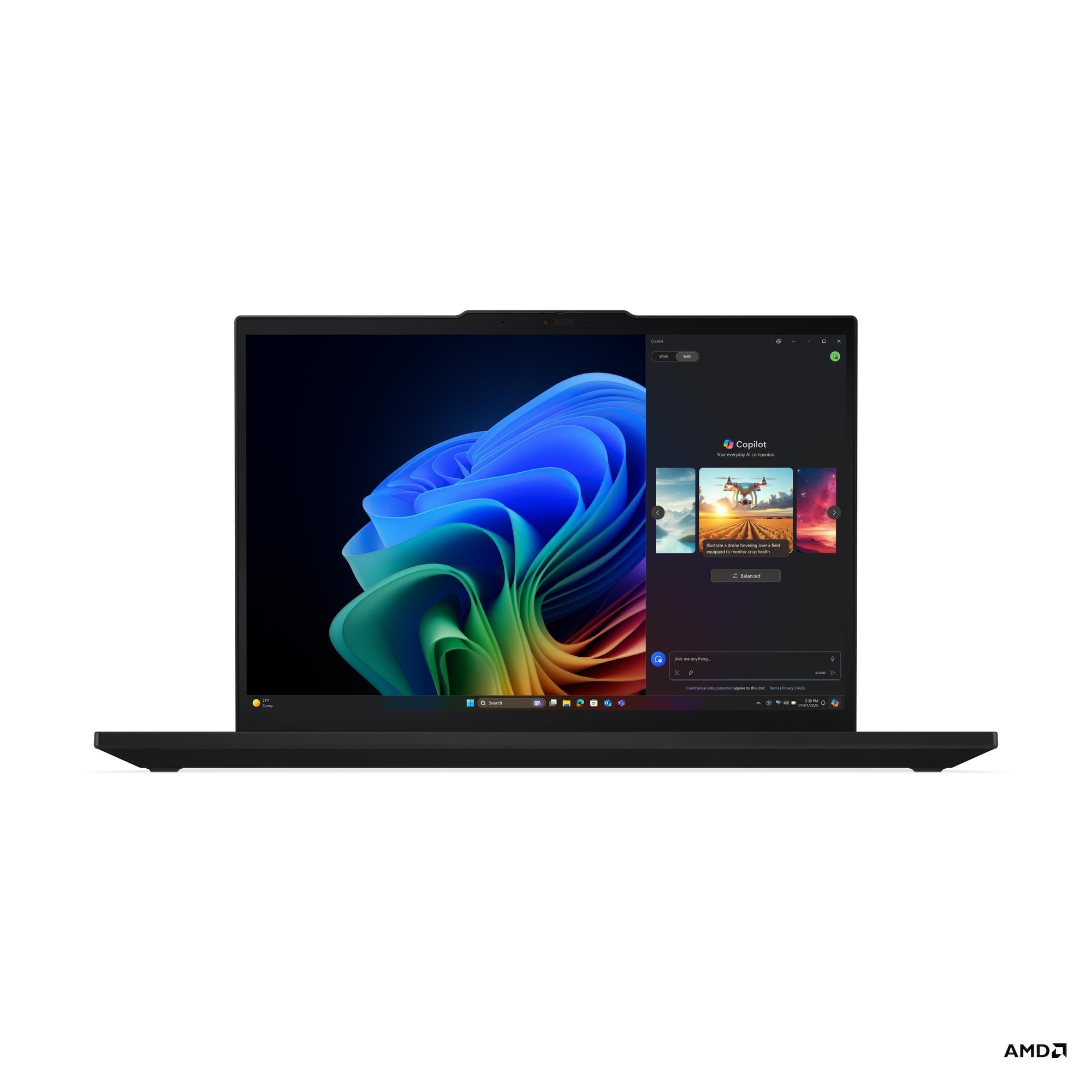 Lenovo ThinkPad T16 G4 AMD | Black | 16 " | IPS | WUXGA | 1920 x 1200 pixels | Anti-glare | AMD Ryzen AI 7 PRO | 350 | 32 GB | SO-DIMM DDR5 | Solid-state drive capacity 1000 GB | AMD Radeon 860M Graphics | Windows 11 Pro | 802.11be | Bluetooth version 5.4