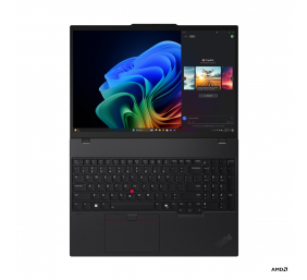 Lenovo ThinkPad T16 G4 AMD | Black | 16 " | IPS | WUXGA | 1920 x 1200 pixels | Anti-glare | AMD Ryzen AI 7 PRO | 350 | 32 GB | SO-DIMM DDR5 | Solid-state drive capacity 1000 GB | AMD Radeon 860M Graphics | Windows 11 Pro | 802.11be | Bluetooth version 5.4