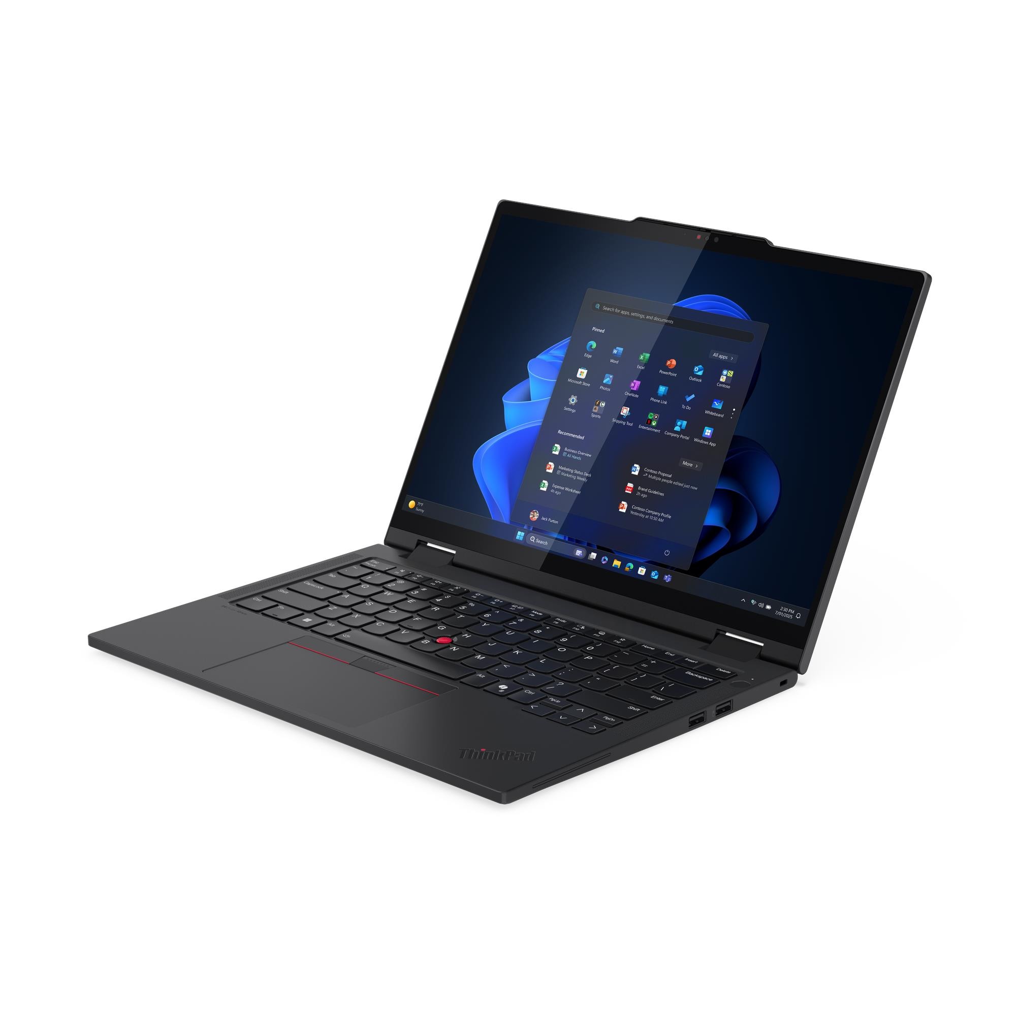 Lenovo ThinkPad T14s 2-in-1 G1 | Black | 14 " | IPS | Touchscreen | WUXGA | 1920 x 1200 pixels | Intel Core Ultra 5 | 225U | 16 GB | Soldered LPDDR5x | Solid-state drive capacity 512 GB | Intel Graphics | Windows 11 Pro | 802.11ax | Bluetooth version 5.3 